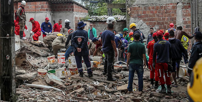 El número de muertos por el desplome de un edificio en Brasil se eleva a once