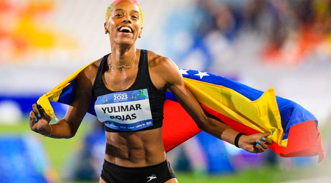 Yulimar Rojas anuncia el deseo de participar en salto largo en los Juegos Olímpicos de París