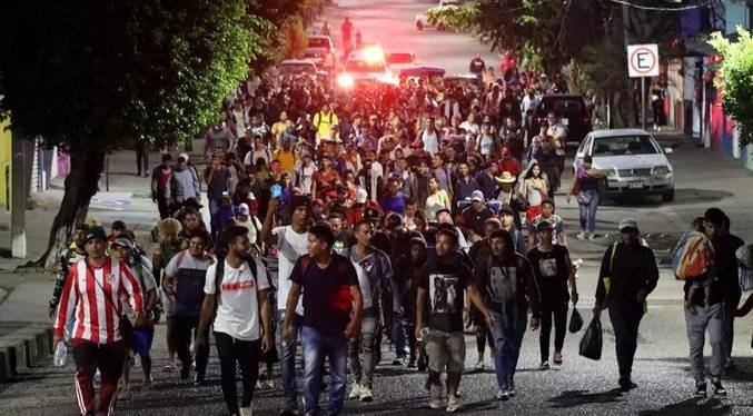 Caravana de migrantes avanza en Mexico hacia EEUU, la mayoría son venezolanos