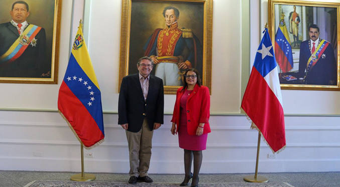 Venezuela recibe a nuevo embajador de Chile después de cinco años con el cargo vacante