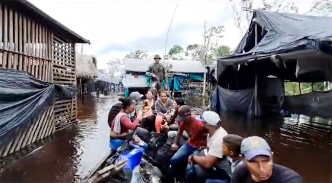 FANB dispone aviones, helicópteros y embarcaciones para evacuación de mineros ilegales en Amazonas