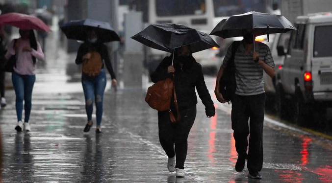 Pronostican lluvias de intensidad variables en horas de la tarde en gran parte del país