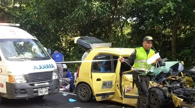 Accidente de tránsito deja tres muertos en la vía Medellín – Bogotá