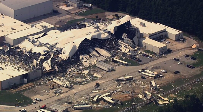 Tornado en EEUU causa daños a laboratorio de Pfizer