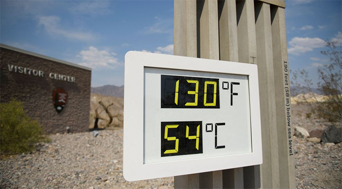 Ola de calor en EEUU intensificará temperaturas que llegarán a 54 grados