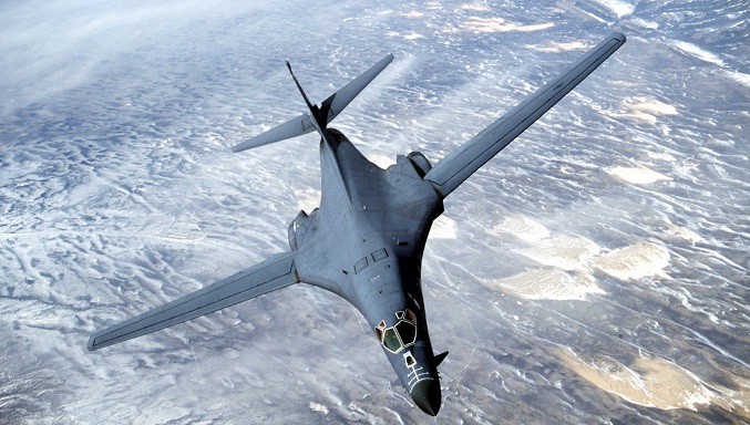EEUU despliega un bombardero estratégico B-1 en unas maniobras con Corea del Sur