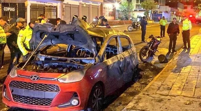 Atentado con un coche bomba causa varias explosiones en zona comercial de Quito