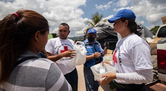 Cruz Roja Venezolana responde ante las inundaciones en Santa Elena de Uairén