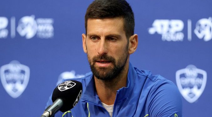 Djokovic cae en dobles, al disputar su 1er partido en EEUU desde 2021