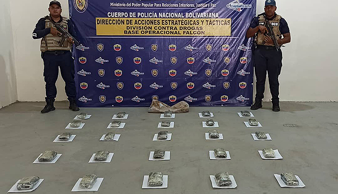 PNB Falcón incauta más de 12 kilos de droga en Píritu