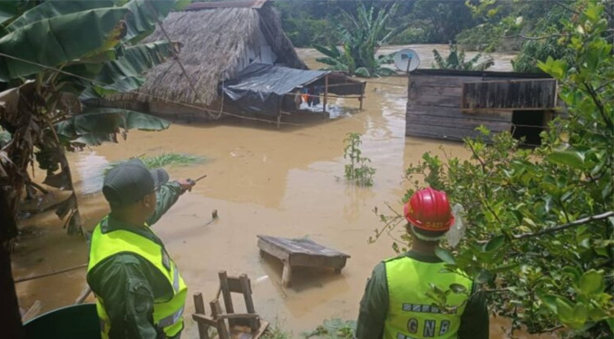 Bolívar, Barinas y Táchira afectados por lluvias asociadas a la Tormenta Tropical Franklin
