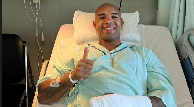 Gregory Vargas es operado tras sufrir una fractura en la mano