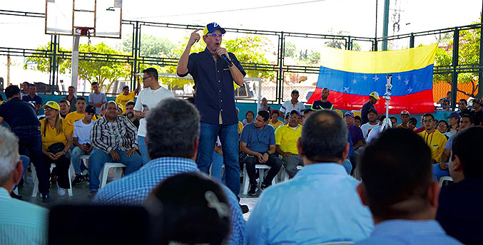 Capriles insta al oficialismo a evitar el sectarismo y a construir la unidad en Venezuela