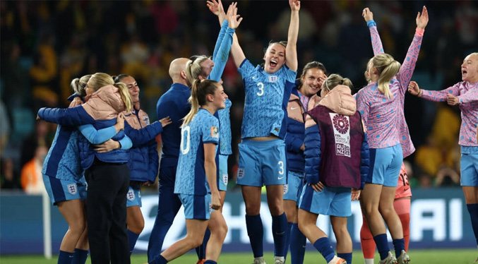 Inglaterra disputará final del Mundial Femenino con España al ganar a Australia