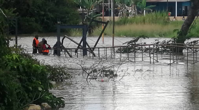 Cientos de damnificados dejan las lluvias en Bolívar