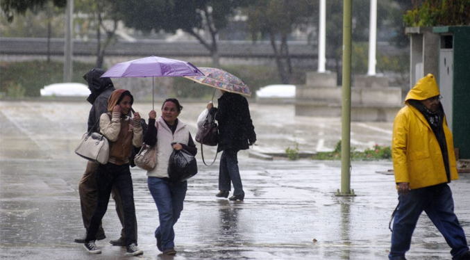 Inameh pronostica lluvias en varios estados del país