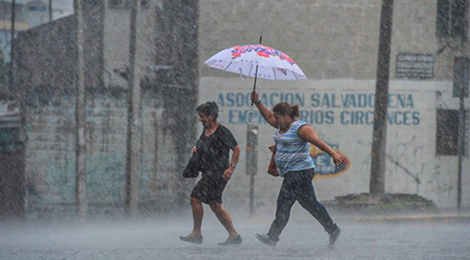 Inameh prevé lluvias especialmente después del mediodía en varias zonas del país