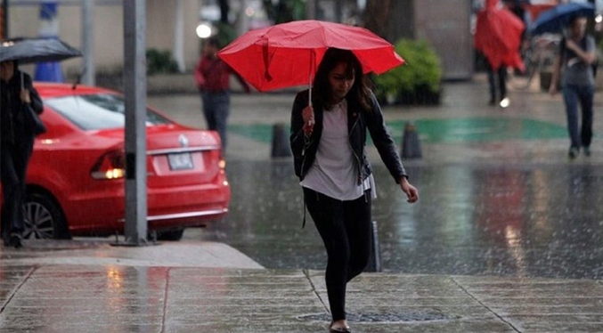 Inameh pronostica lluvias en varios estados del país para este 2-A