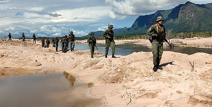 Venezuela «limpia» su Amazonía de minería ilegal