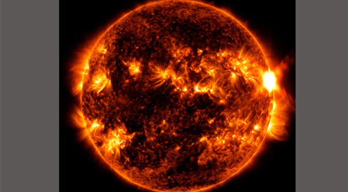 NASA capta una erupción solar