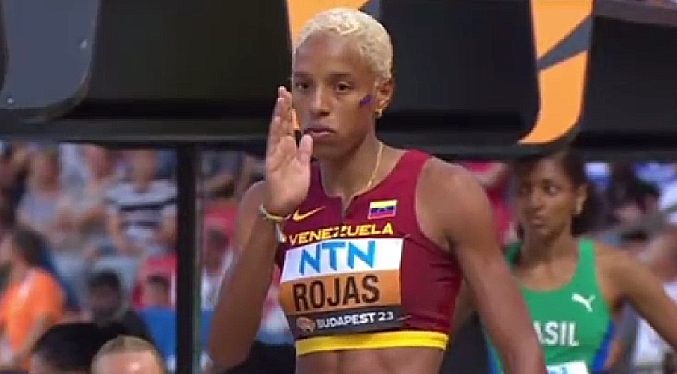 Yulimar Rojas clasifica a la final del salto triple con marca de 14,59 metros (Video)