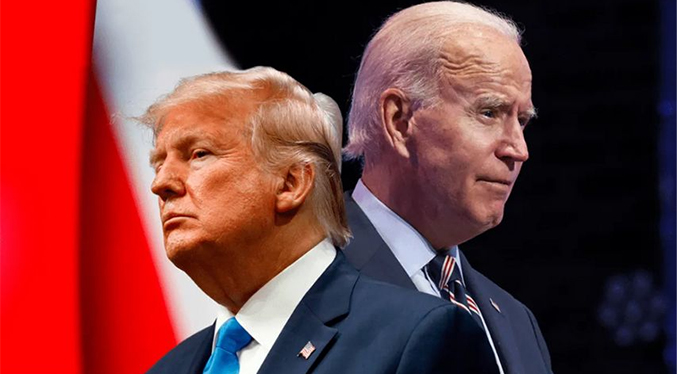 Encuesta plantea empate entre Biden y Trump de cara a las presidenciales de 2024