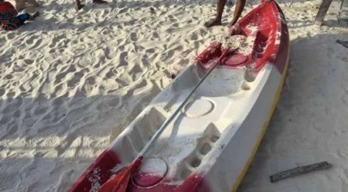 Sancho compró un kayak por mil dólares para deshacerse del cadáver del cirujano colombiano
