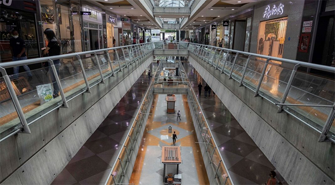 Reportan incremento de ventas en centros comerciales del país en junio y julio