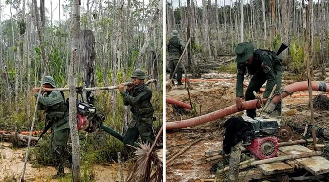 FANB expulsa a 8.431 mineros ilegales del Parque Nacional Yapacana en julio