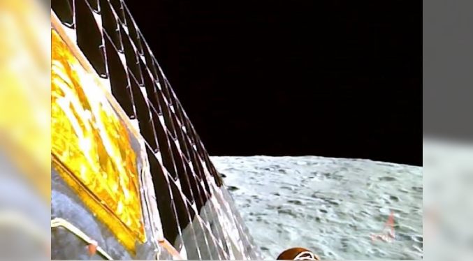 La misión espacial de la India detecta presencia de azufre en el polo sur de la Luna