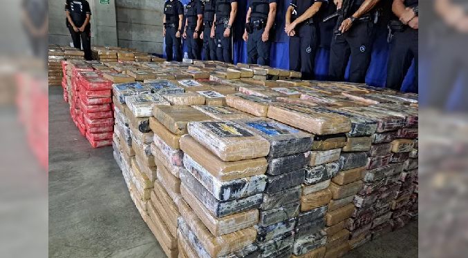Incautan más de 9 toneladas de cocaína en un contenedor en España