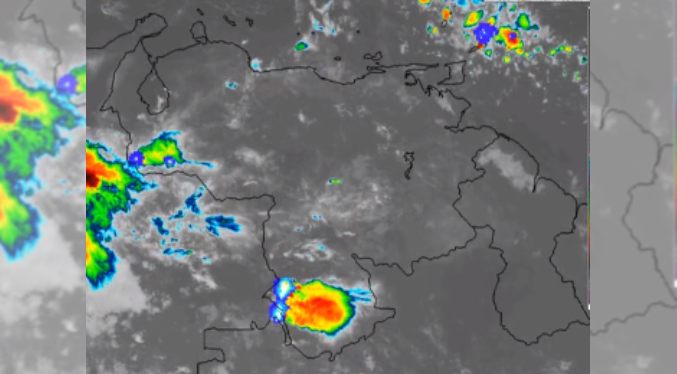 Inameh pronostica lluvias y descargas eléctricas en zonas del sur y occidente del país