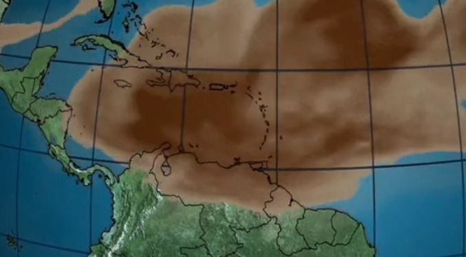 Anuncian llegada del polvo del Sahara que disminuirá las lluvias, pero aumentará la temperatura en Venezuela