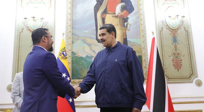 Maduro recibe al Primer Ministro de Trinidad y Tobago