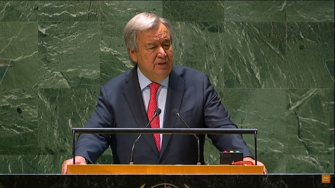 Guterres propone en la ONU nuevas instituciones mundiales basadas en equidad y solidaridad