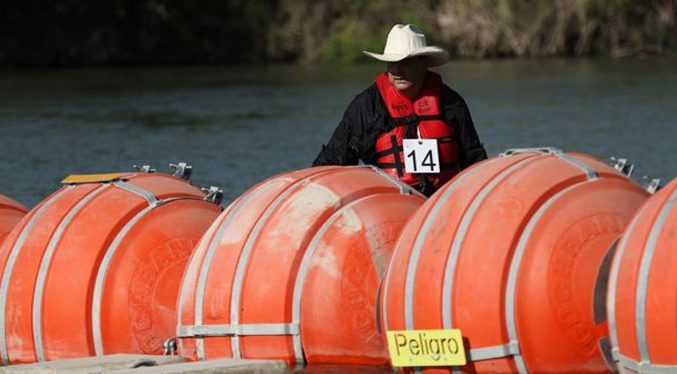 México exige retirar boyas en río Bravo tras la orden de juez de EEUU