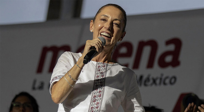 Claudia Sheinbaum es electa candidata presidencial por el partido Morena en México