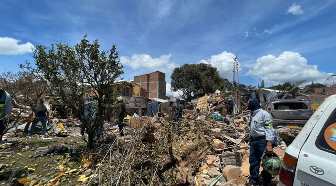 Reportan dos personas fallecidas por explosiones en Colombia