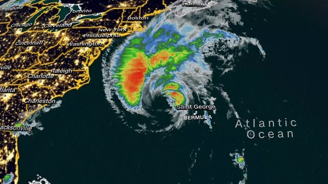 El huracán Lee se acerca a las costas de Nueva Inglaterra