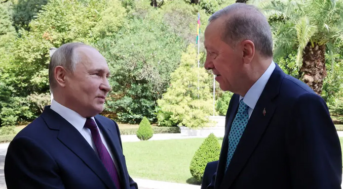 Erdogan busca con Putin un anuncio «importante» sobre granos