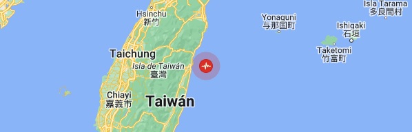 Dos sismos de 5 y 4,6 sacuden a Taiwán sin dejar daños