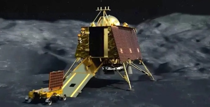 La sonda india Chandrayaan-3 detecta movimiento sísmico en la superficie lunar