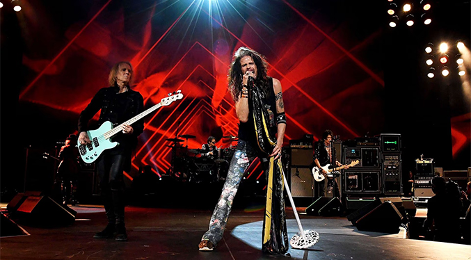 Aerosmith suspende varios shows de su gira por enfermedad de Steven Tyler