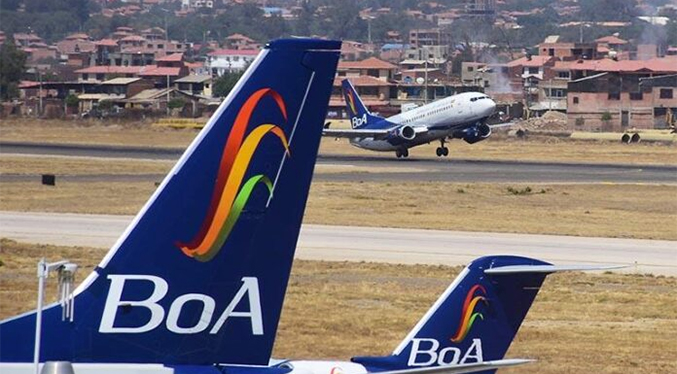 Boliviana de Aviación anuncia vuelos a Caracas