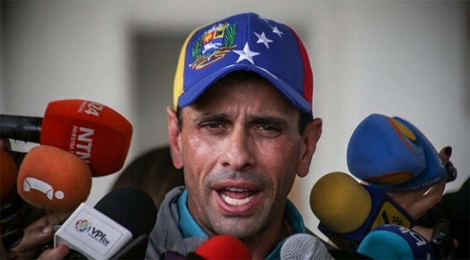 Capriles respaldará decisión de la CNP ante posible apoyo del CNE a la primaria