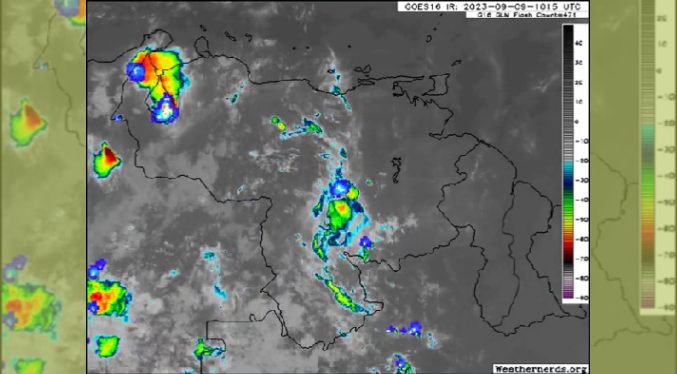 Inameh: Gran parte del país presentará nubosidad fragmentada este 9-S