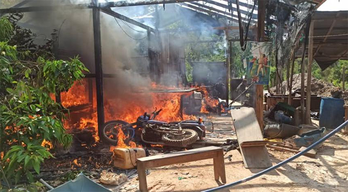 FANB desmanteló más de cuatro mil viviendas improvisadas en Yapacana