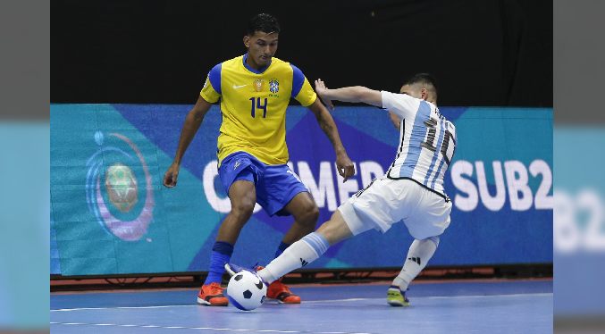 Brasil se corona ante Argentina en el Suramericano Sub-20 de Futsal