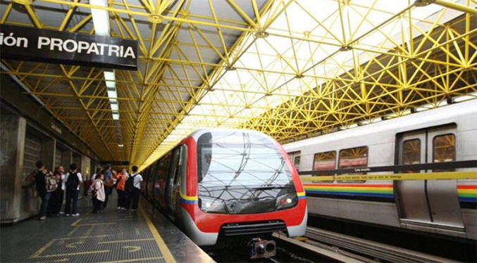 Restablecen paso de trenes en Linea 1 del Metro de Caracas tras falla en Caño Amarillo
