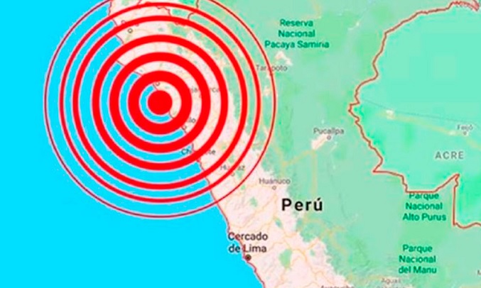 Registran tres sismos de magnitud media en Perú